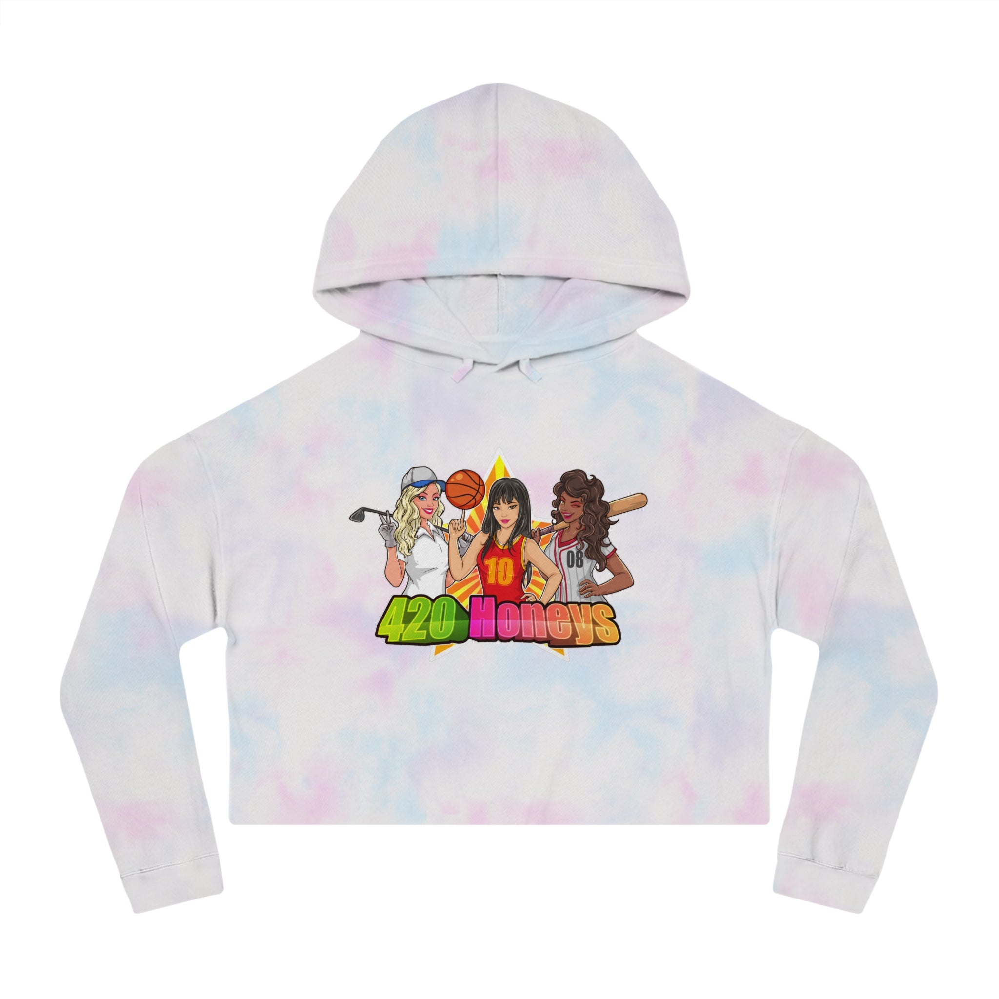 420 Honeys Women’s Cropped Hooded Sweatshirt