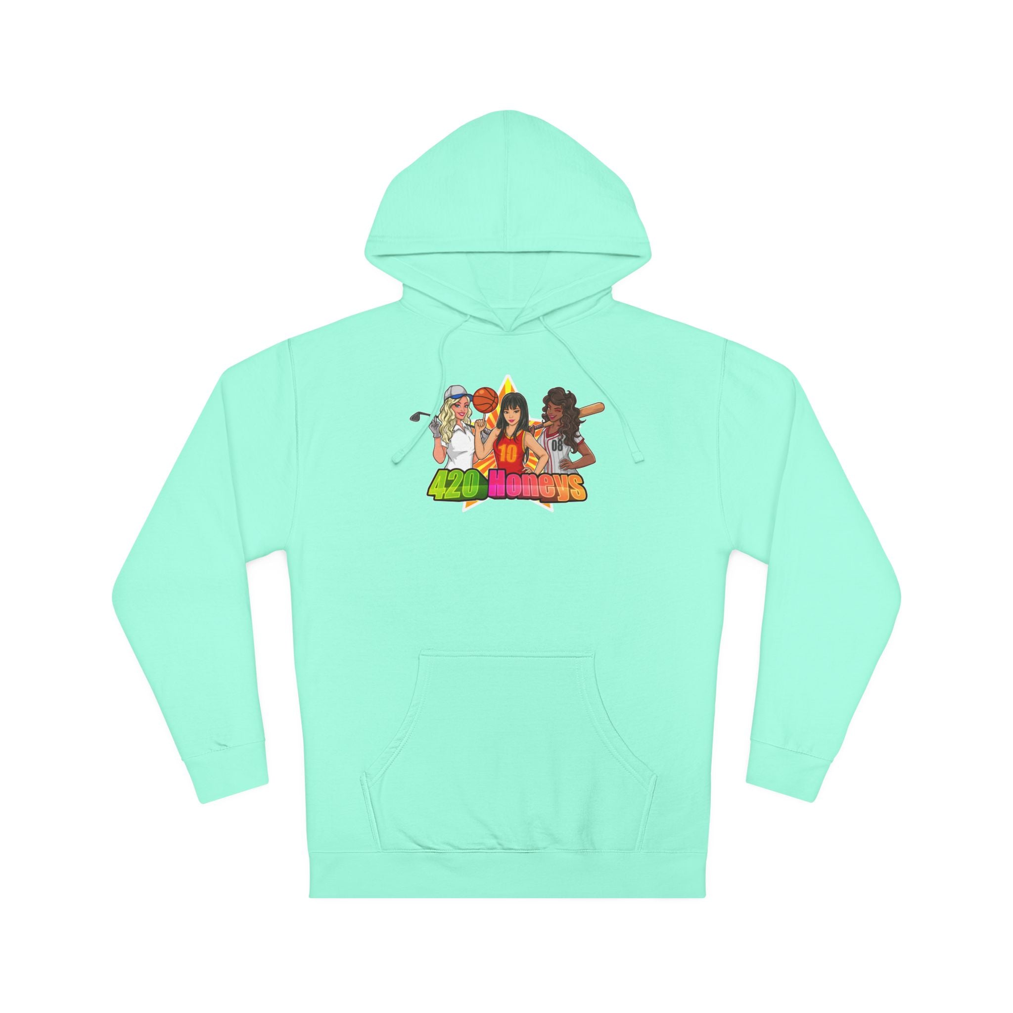 420 Honeys Women’s Cropped Hooded Sweatshirt