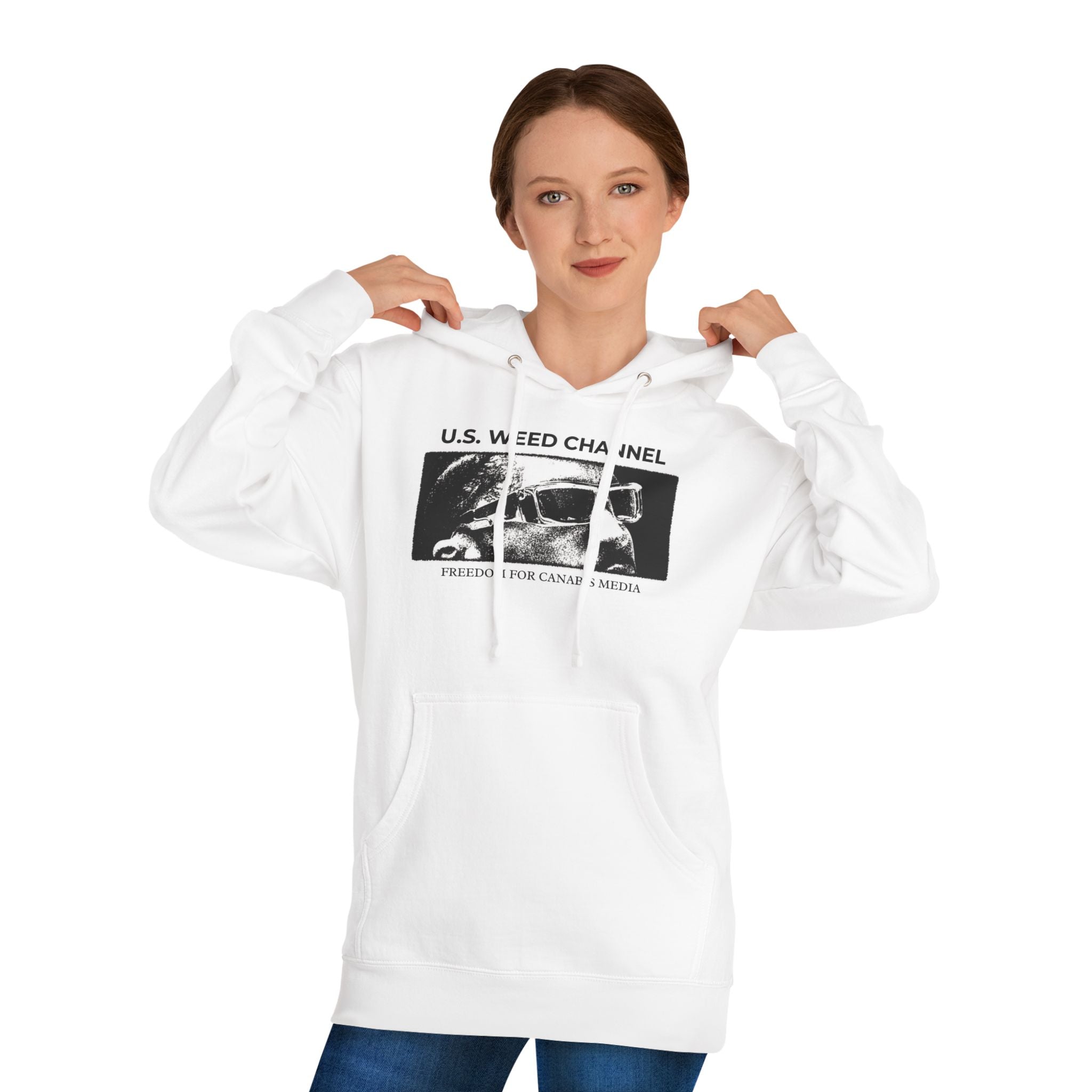 Chic Graphic Hoodie, Unisex Sweatshirt, Trendy Streetwear, Statement Hoodie, Cannabis Culture Apparel, Gifts for Him/Her
