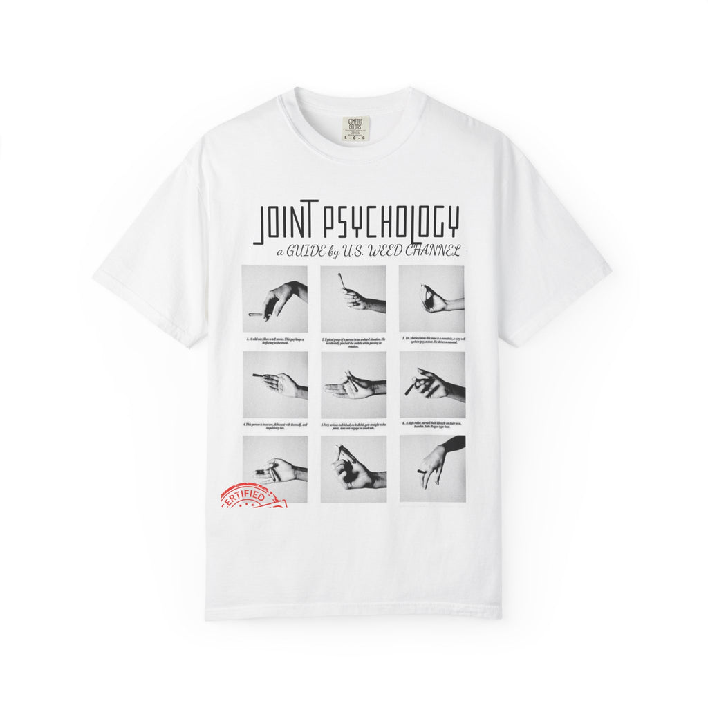 Joint Psychology Unisex T-Shirt | Weed Culture Tee | Gifts for Cannabis Lovers | Stoner Humor | Casual Streetwear