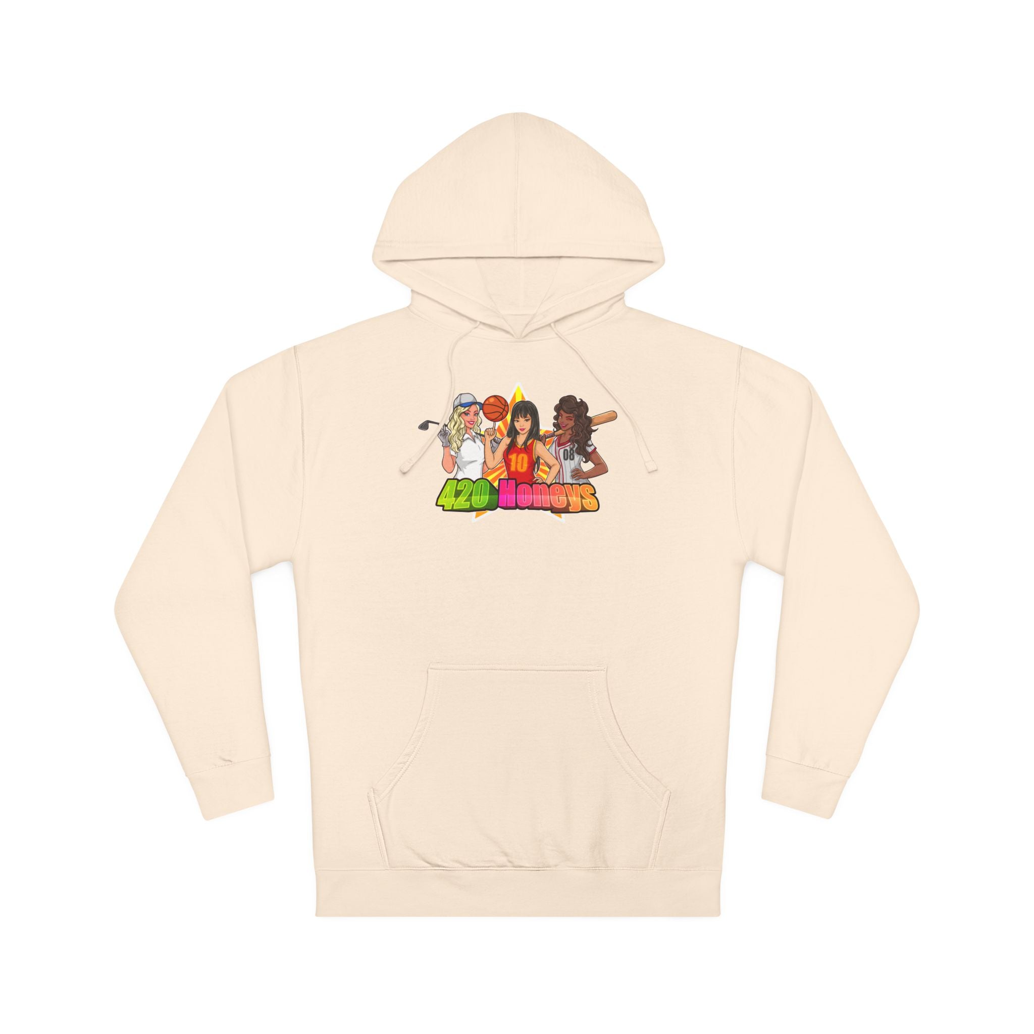 420 Honeys Women’s Cropped Hooded Sweatshirt