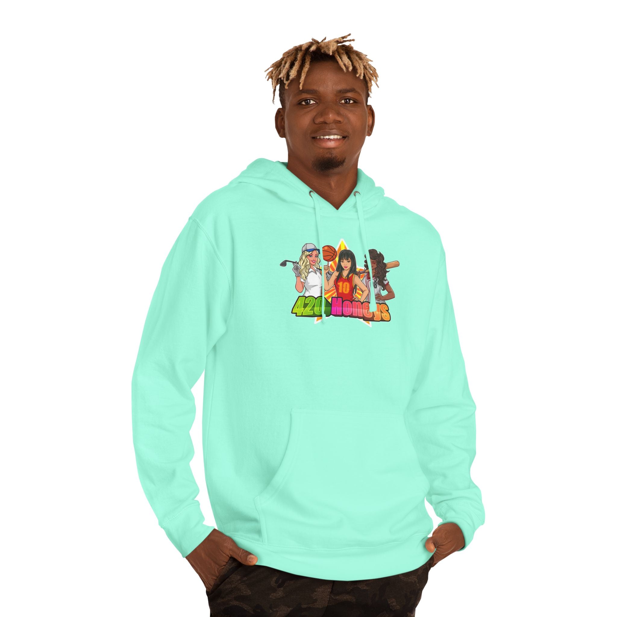 420 Honeys Women’s Cropped Hooded Sweatshirt