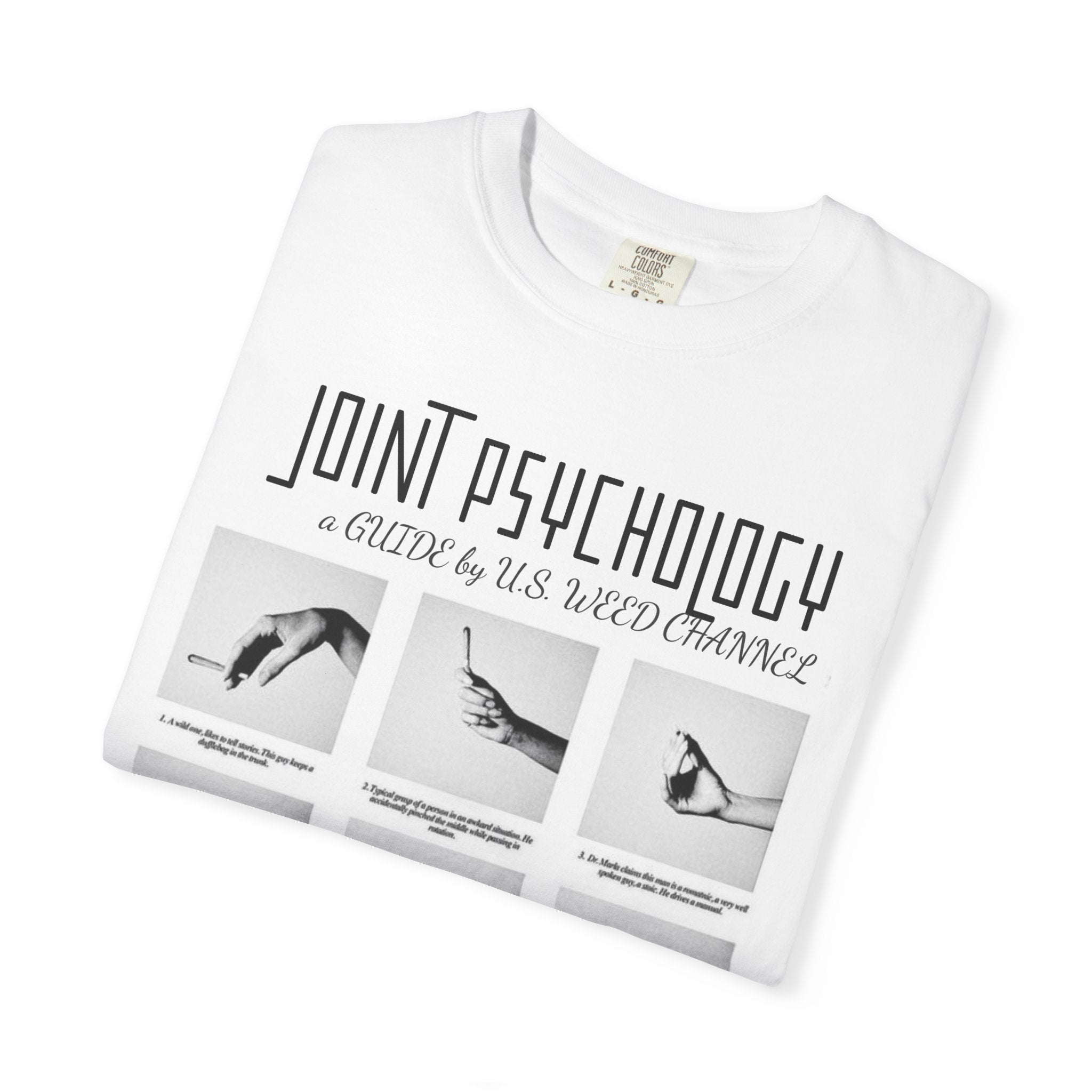Joint Psychology Unisex T-Shirt | Weed Culture Tee | Gifts for Cannabis Lovers | Stoner Humor | Casual Streetwear