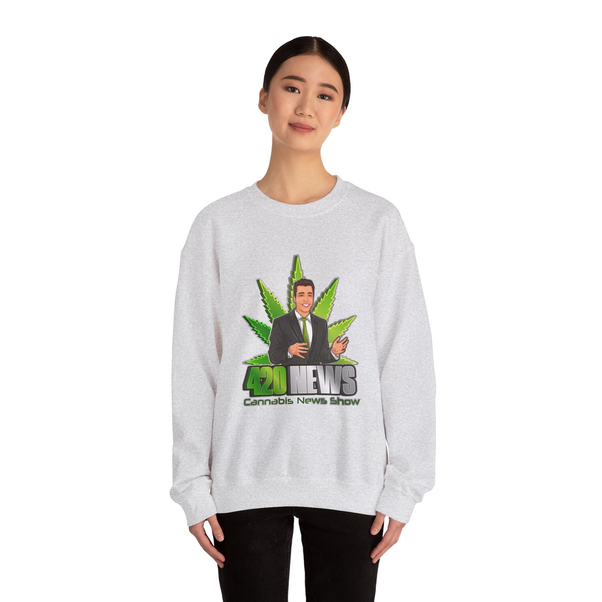 Unisex Heavy Blend™ 420 News Crewneck Sweatshirt