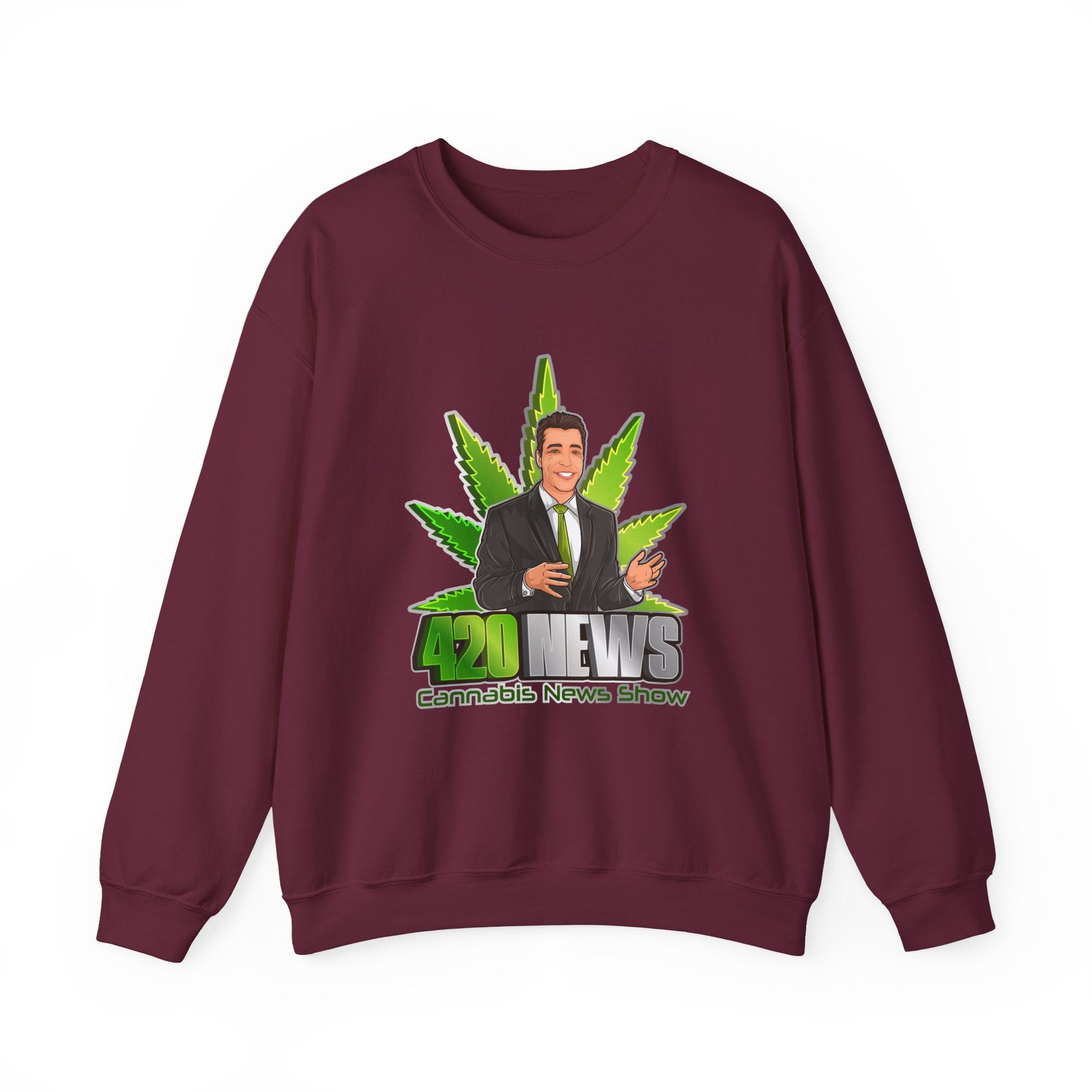 Unisex Heavy Blend™ 420 News Crewneck Sweatshirt