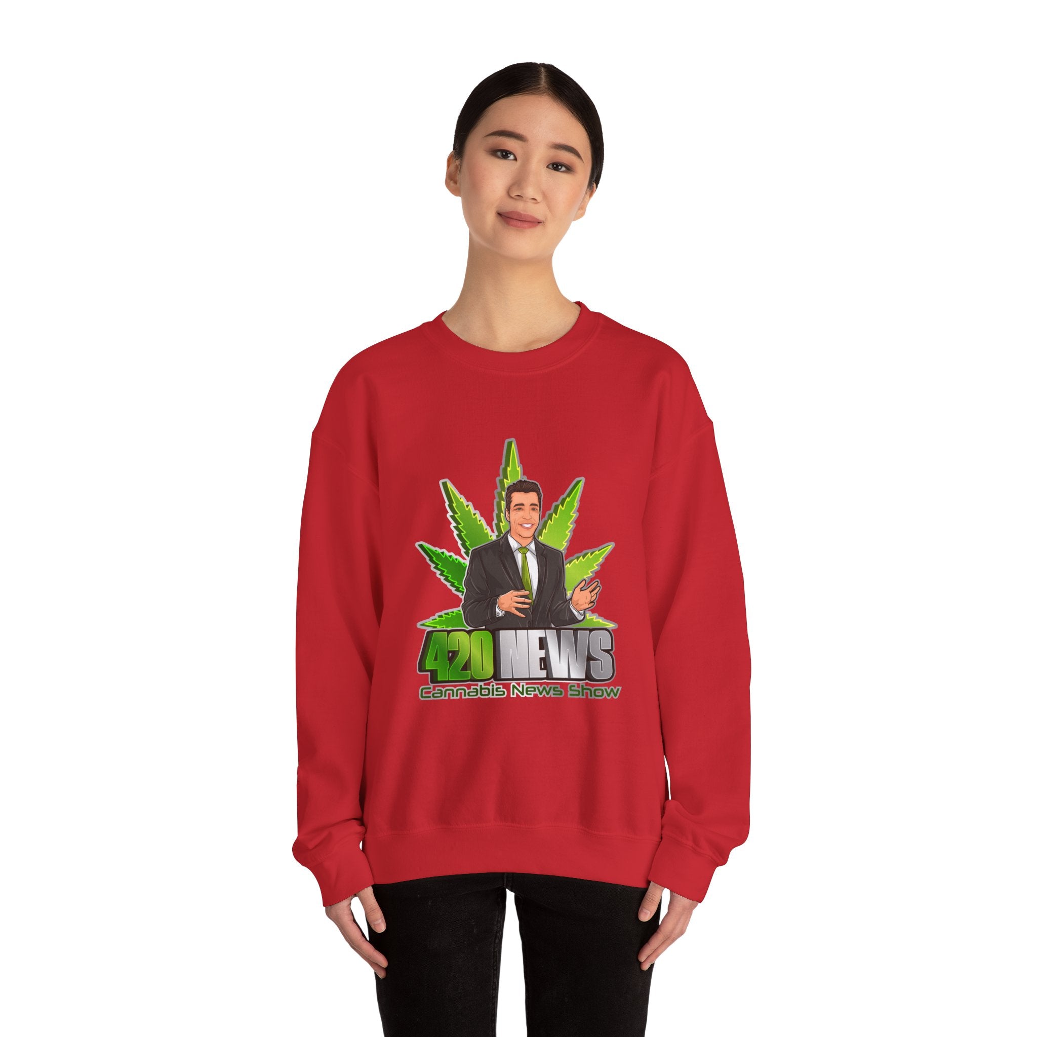 Unisex Heavy Blend™ 420 News Crewneck Sweatshirt